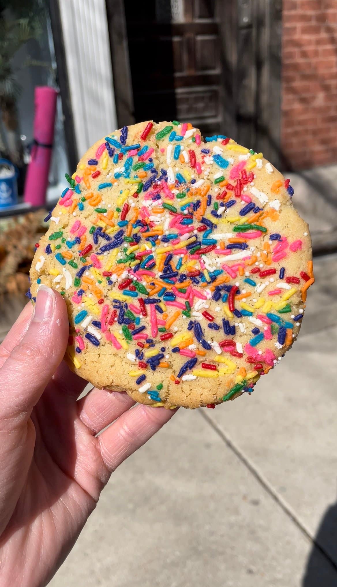 ¡Es hora de frenar su gusto por lo dulce en la próxima guía de la serie Ambitious Kitchen Chicago! Investigamos, encuestamos a nuestra audiencia y probamos las mejores galletas de Chicago. Elegimos 6 galletas súper únicas que saben increíble y que debes probar en la ciudad. Trátate bien, ¡te lo mereces! sosteniendo una galleta de chicago con chispas
