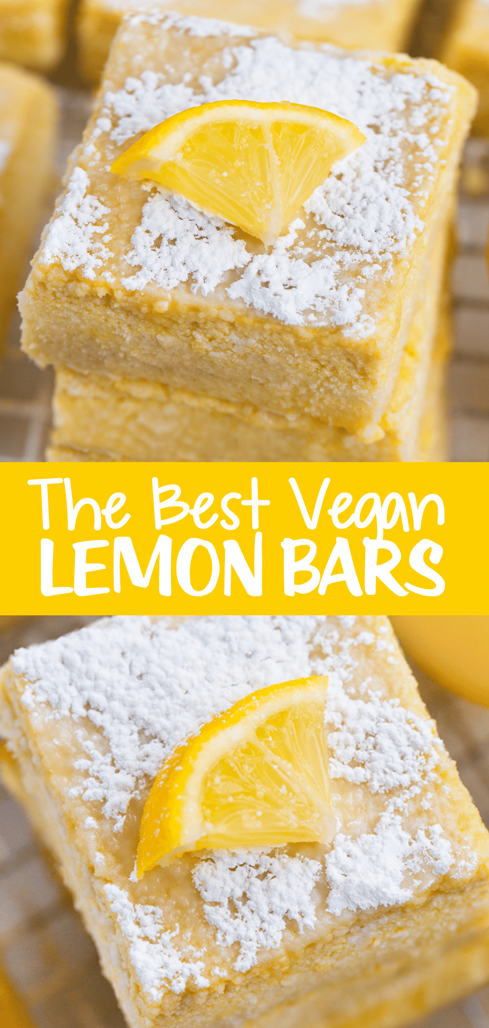 Barras veganas de limón - ¡Receta deliciosa y cremosa! 2 svg%3E