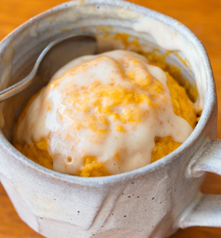 Cup Cake Recetas - ¡10 postres fáciles! 11 Pastel de calabaza en una taza
