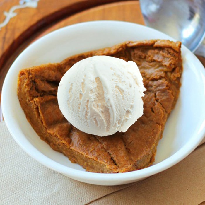 Pastel de calabaza sin corteza: ¡la mejor receta original! 3 Receta saludable de helado de vainilla sin corteza de pastel de calabaza