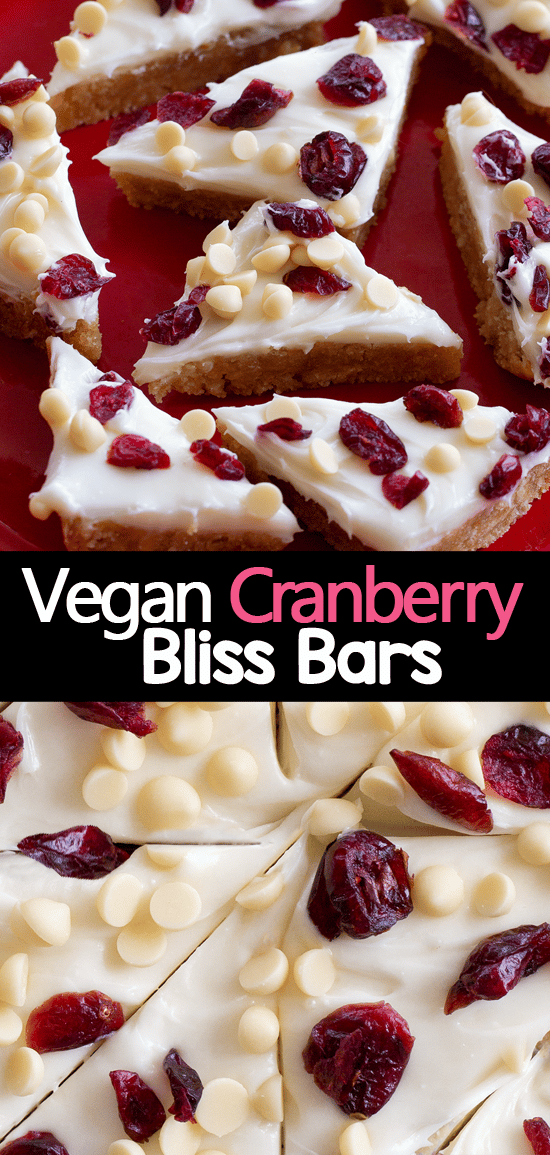 Barras veganas Cranberry Bliss - Katie en chocolate 10 Barras de postre veganas de Starbucks