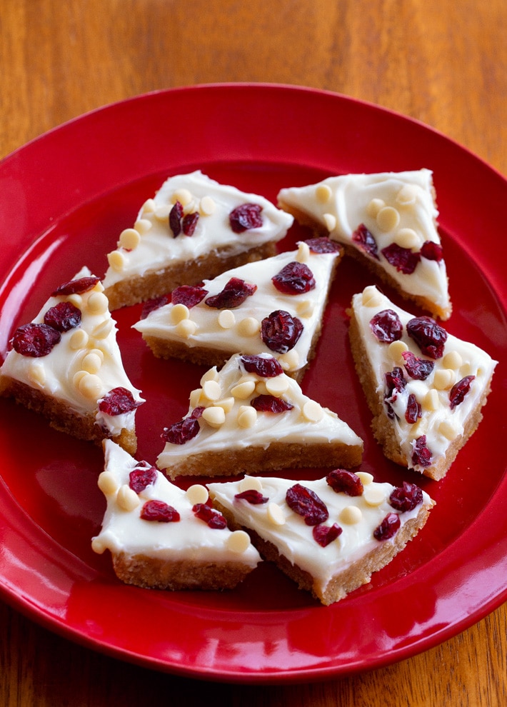 Barras veganas Cranberry Bliss - Katie en chocolate 8 Barritas veganas de arándanos