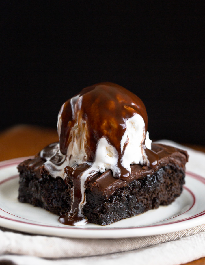 Receta de brownie vegano de chocolate negro Receta de brownie vegano de chocolate negro