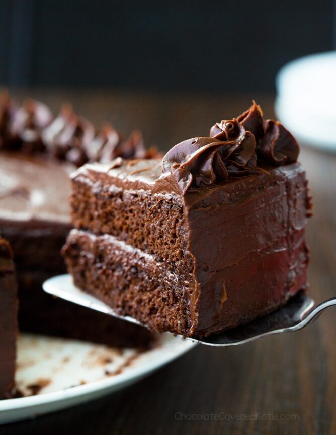 receta casera de tarta de cerezas 8 Pastel de chocolate cetogénico bajo en carbohidratos