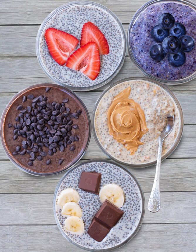 Cocina de patata dulce - Chocolate Katie 8 Ideas para pudín de chía