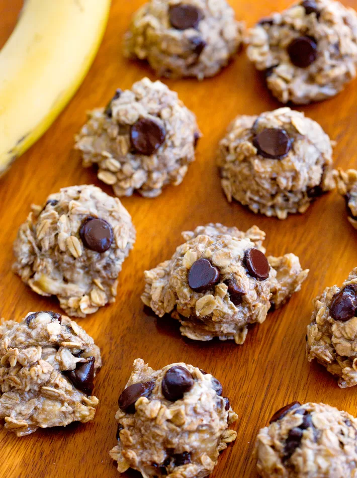 Galletas de avena y plátano Galletas de avena y plátano