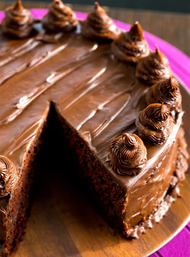 Pastel de queso con mantequilla de maní - Katy cubierto de chocolate 11 Tarta de chocolate con vino tinto