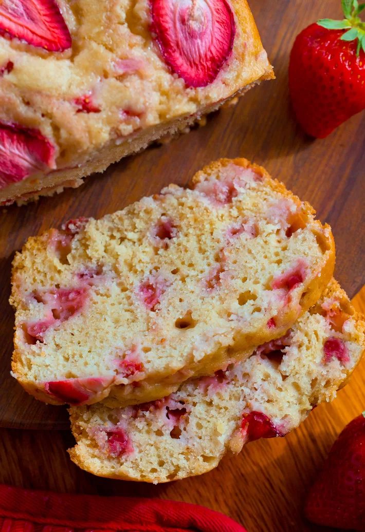 Receta de pan rápido de fresa Receta de pan rápido de fresa