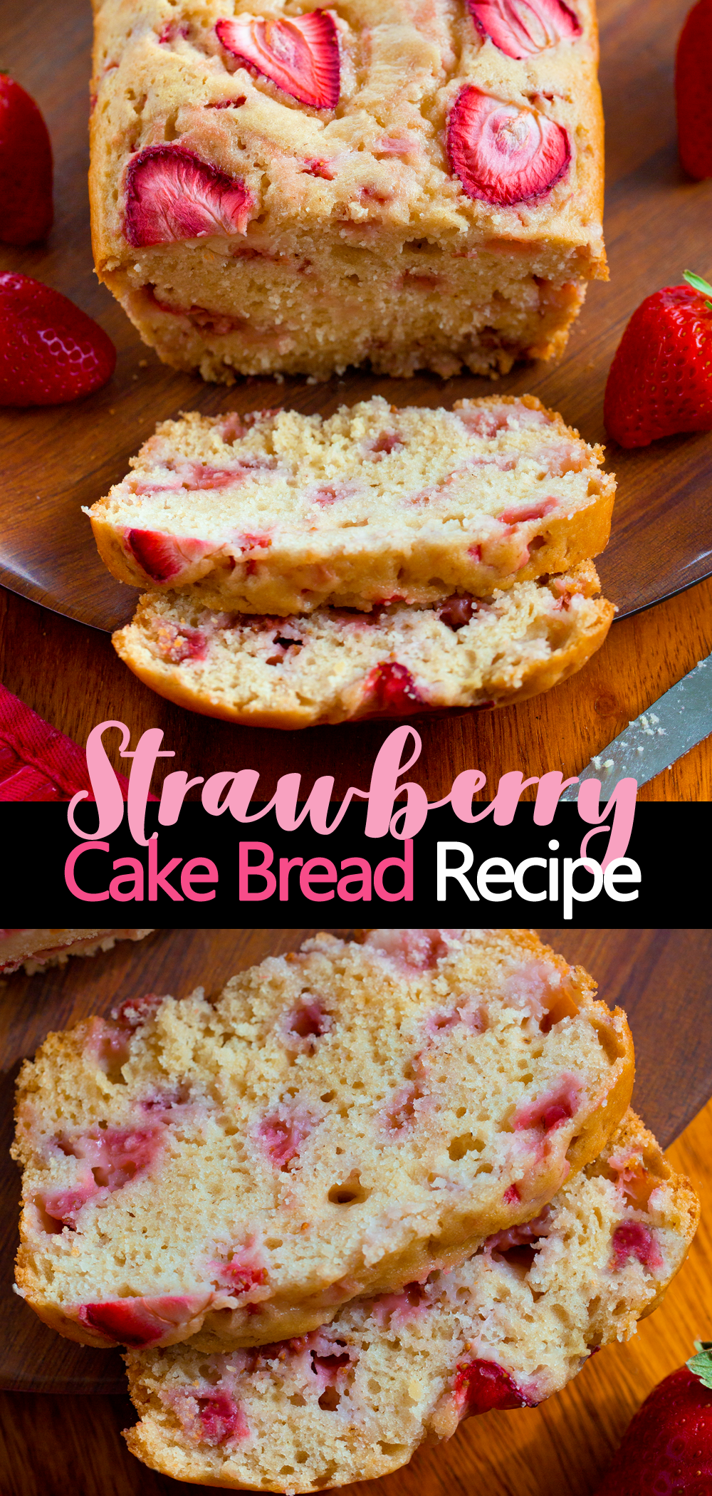 Receta de pan de fresa - ¡Con 2 tazas de fresas frescas! 2