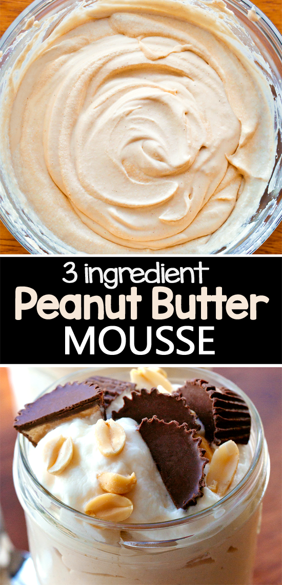 Mousse vegano de mantequilla de maní y coco Mousse vegano de mantequilla de maní y coco