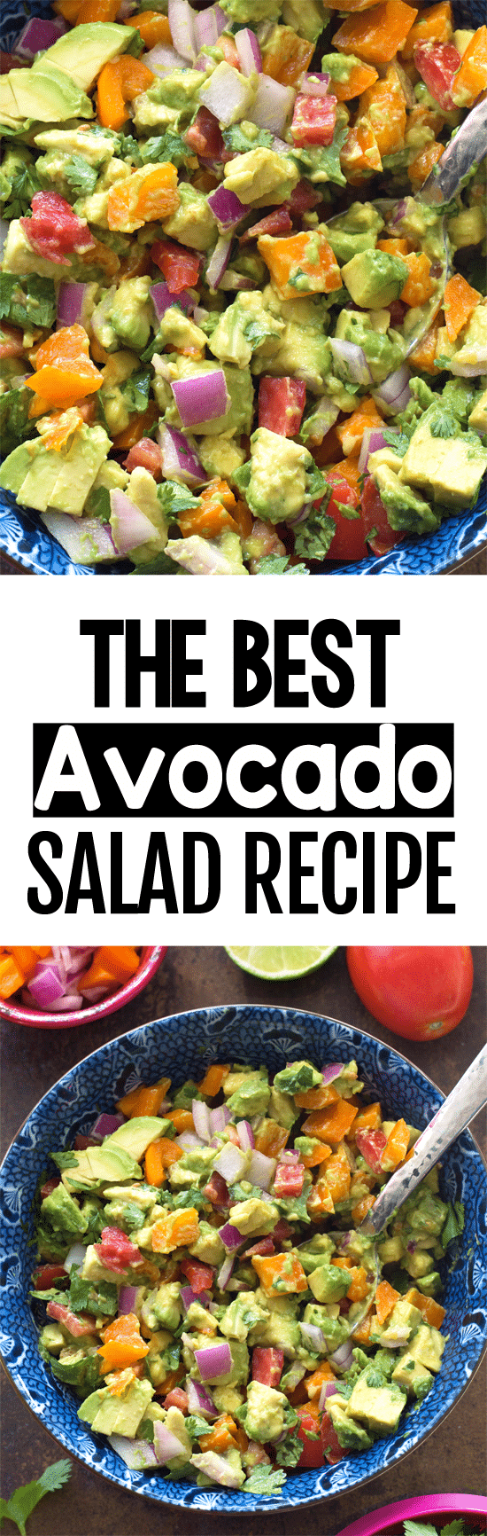 Cómo hacer la mejor receta fácil de ensalada de aguacate Cómo hacer la mejor receta fácil de ensalada de aguacate