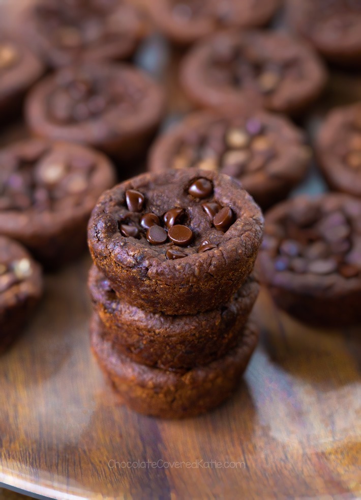 Bocaditos de brownie de chocolate sin harina Bocaditos de brownie de chocolate sin harina