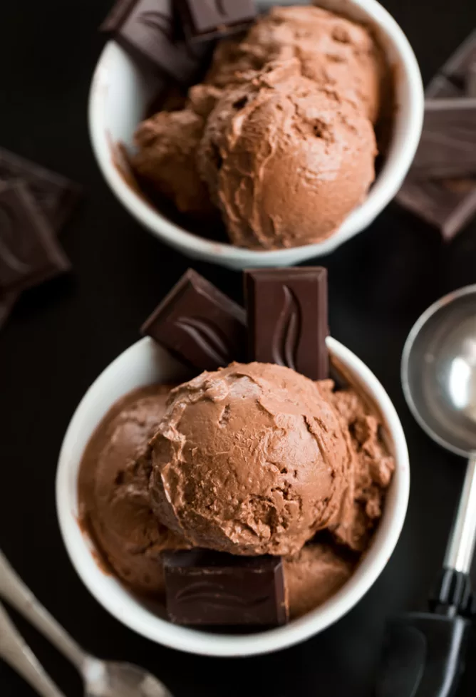 Receta de helado vegano: ¡más de 25 sabores diferentes! 11 Yogur Helado De Chocolate Casero