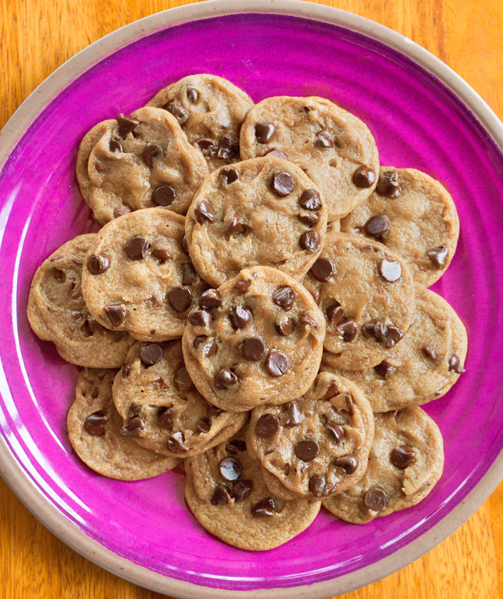 Galletas de chispas de chocolate con aceite de coco Galletas de chispas de chocolate con aceite de coco