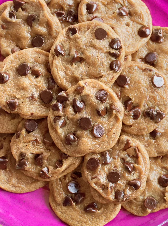 Galletas de chispas de chocolate con aceite de coco Galletas de chispas de chocolate con aceite de coco