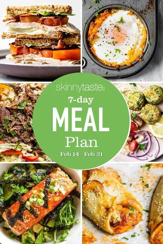 Plan de comidas saludables de 7 días (del 15 al 21 de febrero) 1 Skinnytaste