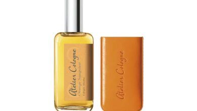 bottle of Atelier Cologne perfume