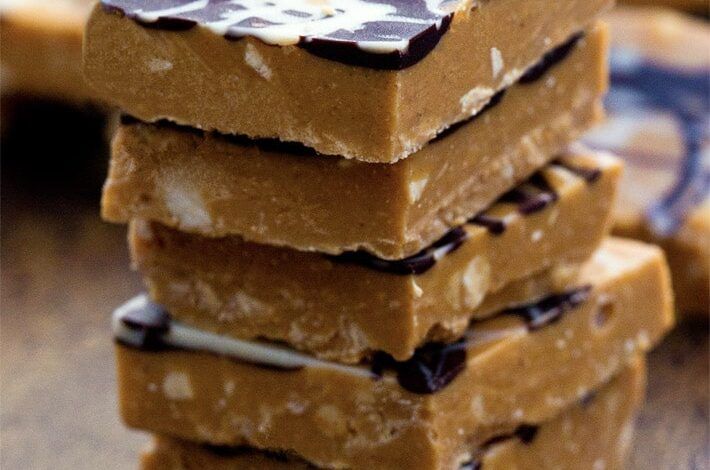 Peanut Butter Marble Bars