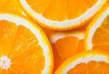 primer plano de rodajas de naranja