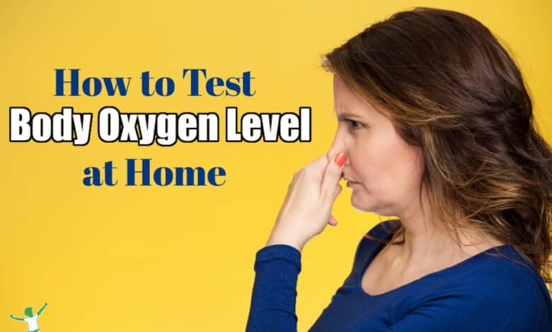Prueba de nivel de oxigeno corporal en casa