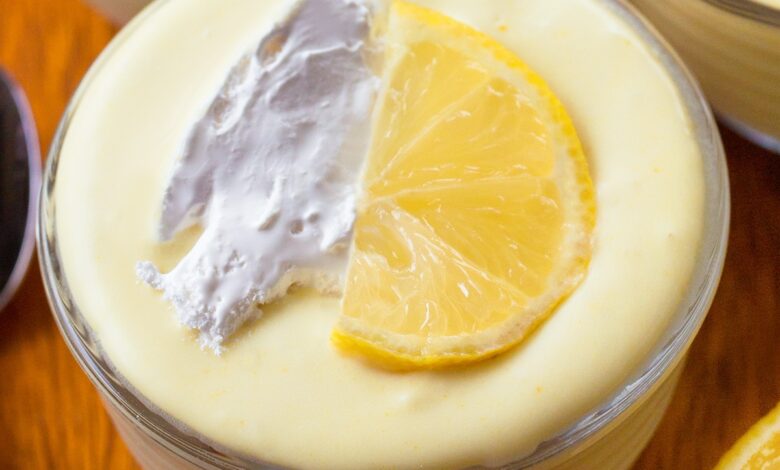 Lemon Mousse Dessert
