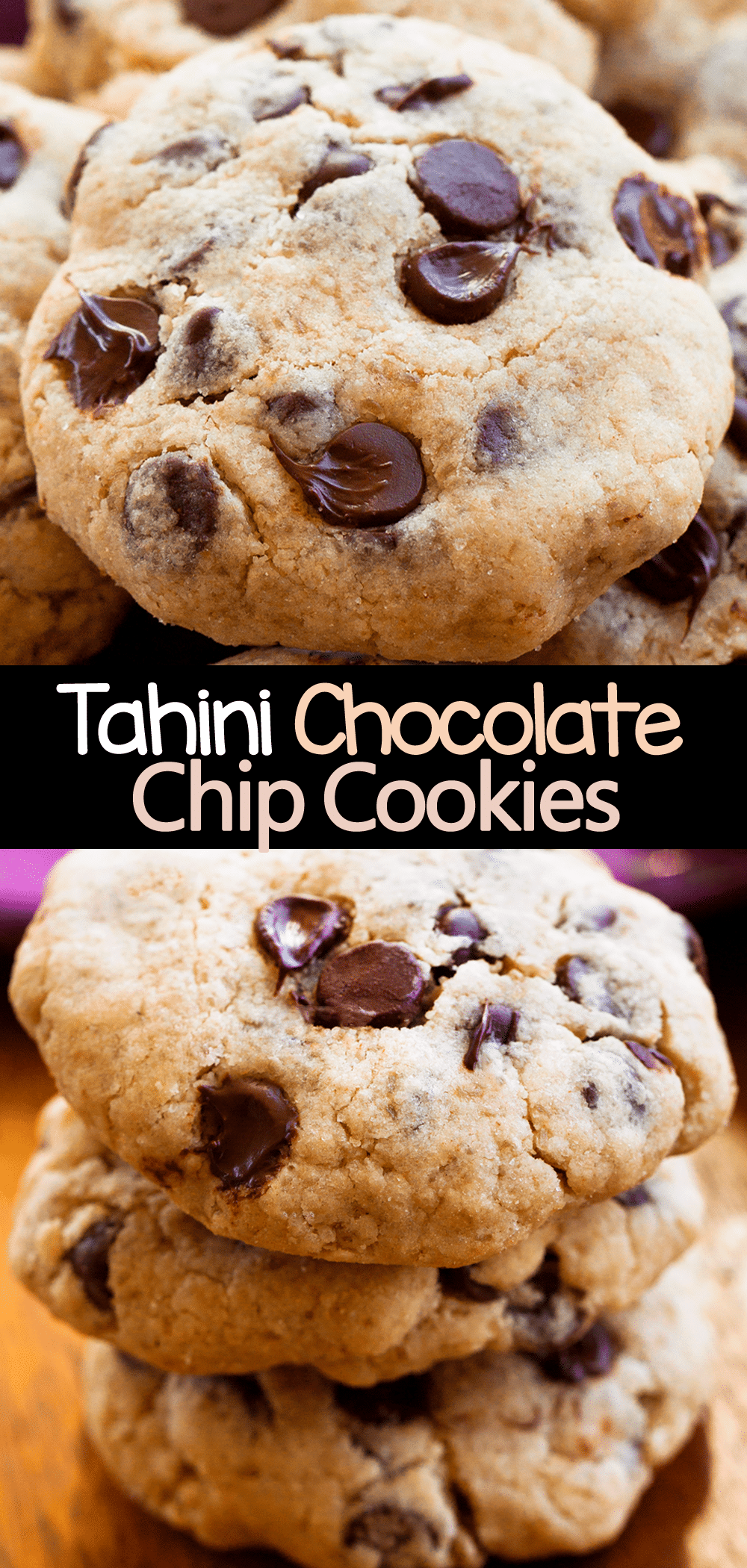 Galletas Tahini ¡La mejor receta de galletas con chispas