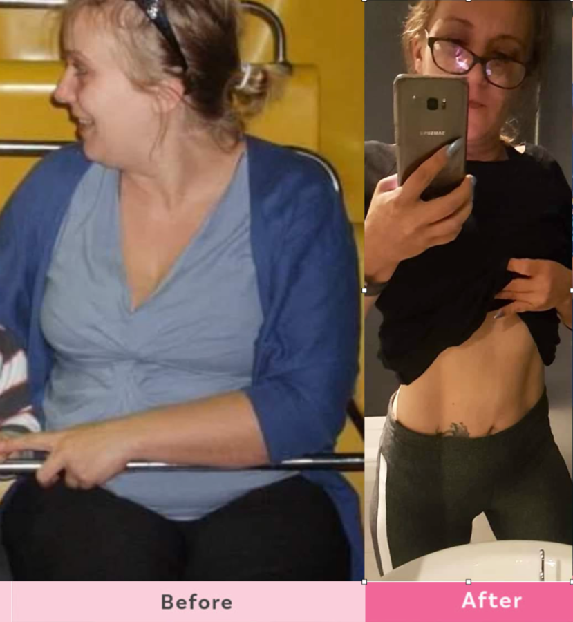 Dani-Stormont - Antes y después de la pérdida de peso