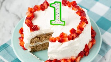 Smash Cake 1er Cumpleaños - Frutas Endulzadas para Bebés
