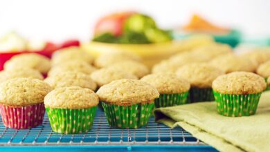 Muffins de frutas y verduras: perfectos para los quisquillosos