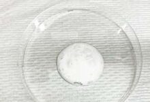 Espuma de monóxido de carbono en una placa de Petri