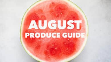 Lo que está en temporada: guía de producción de agosto