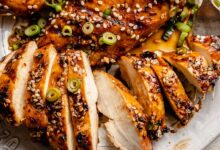 Pollo asado con sésamo | Cocina ambiciosa