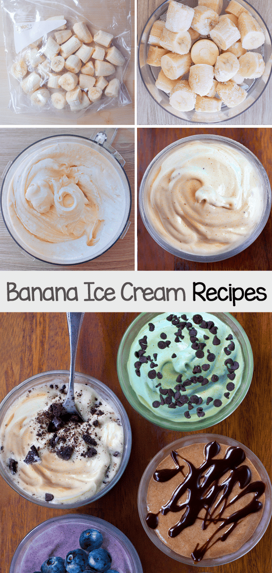 Cómo hacer helado de plátano (receta de un ingrediente)