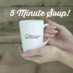 Receta de sopa en 5 minutos, receta de sopa fácil.