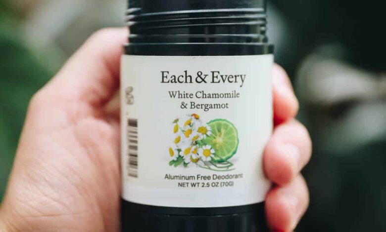 each and every deodorant - white chamomile and bergamot