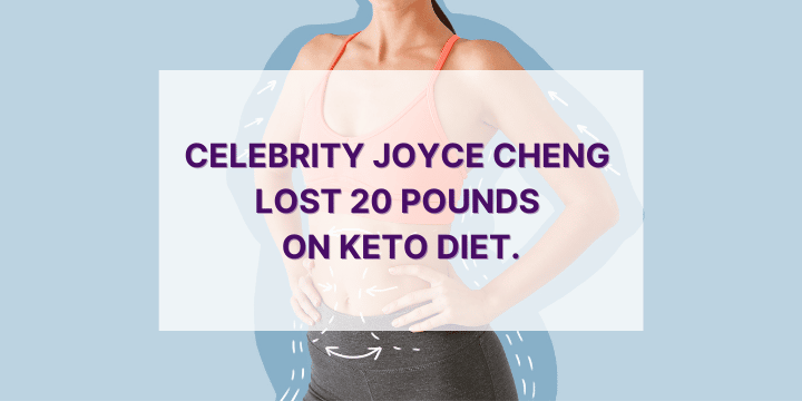 La celebridad Joyce Cheng perdio 20 libras con una dieta
