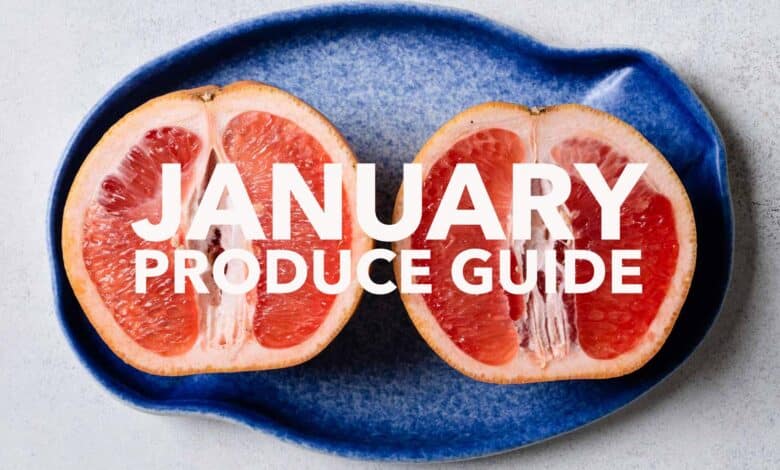 Temporada: Guía alimentaria de enero