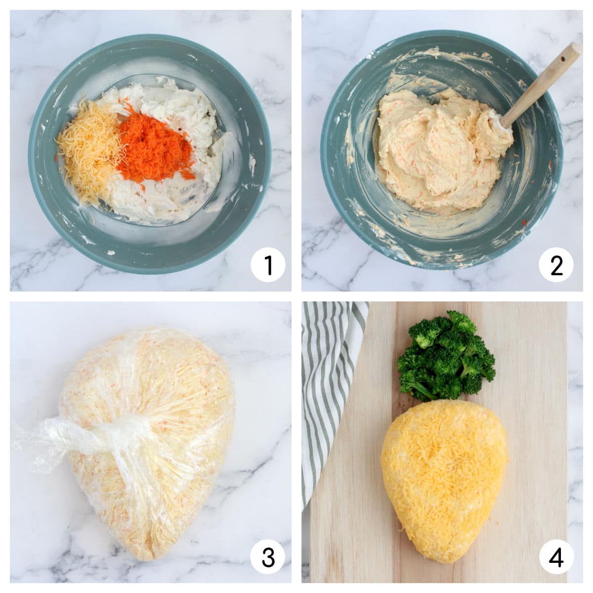 imágenes tecnológicas de cómo hacer una bola de zanahoria y queso