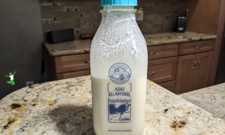 healthiest alternative to raw milk in a glass bottle