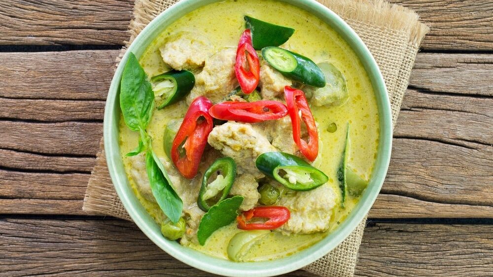 Curry Verde Tailandés Vegano