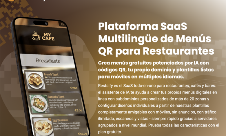 Restsify: Menús digitales que conectan restaurantes y clientes 1 Restsify Innovando